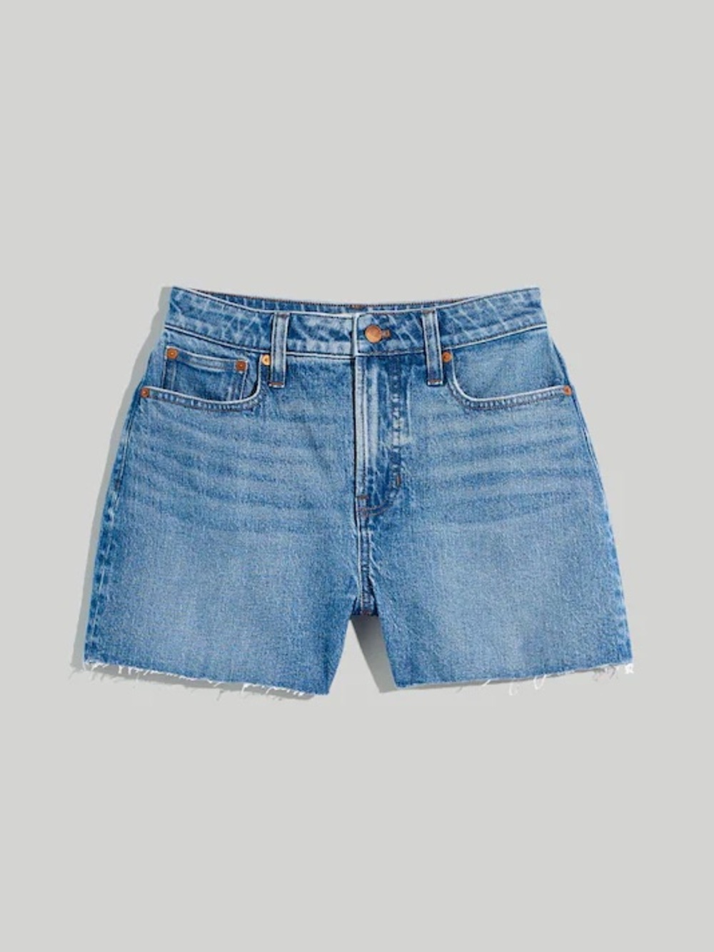 Madewell The Curvy Perfect Vintage Jean Short in Swanset Wash